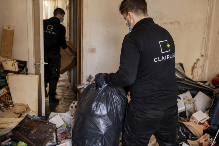Débarras logement insalubre : Île-de-France : intervention Clairlieu