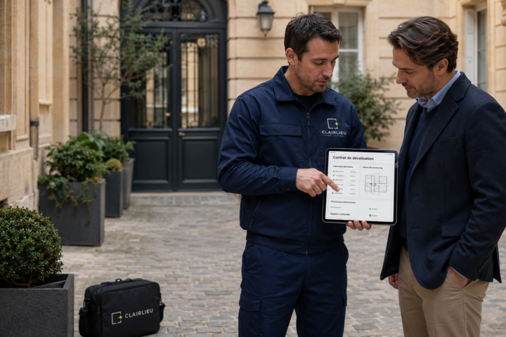 Contrat annuel de dératisation : IDF : intervention Clairlieu