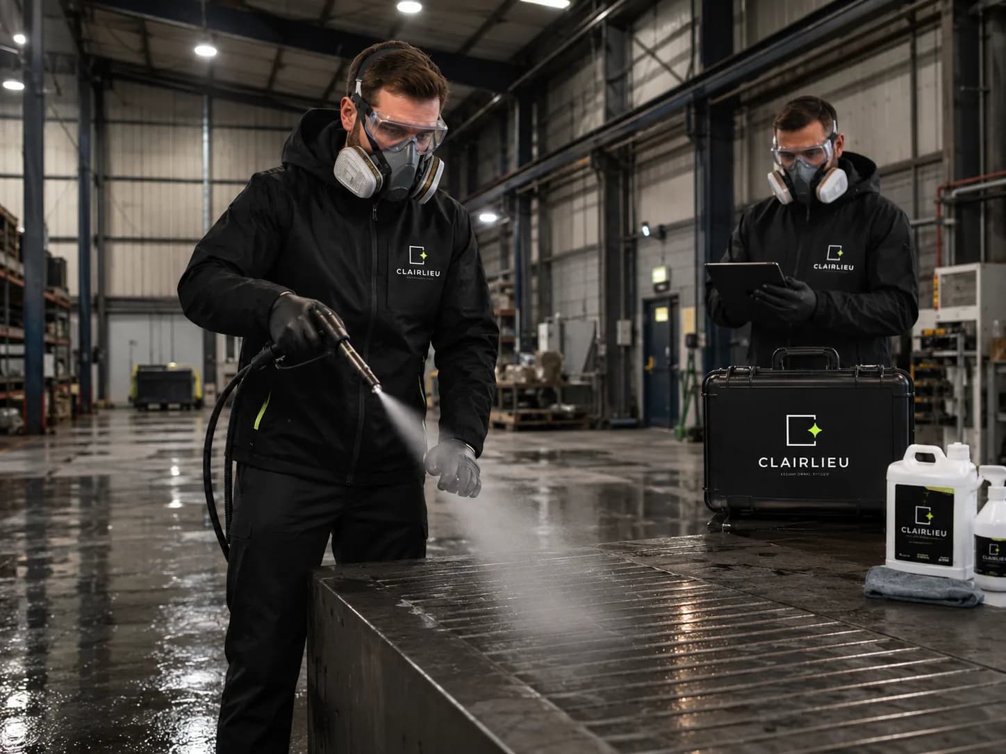 Décontamination d'un local professionnel