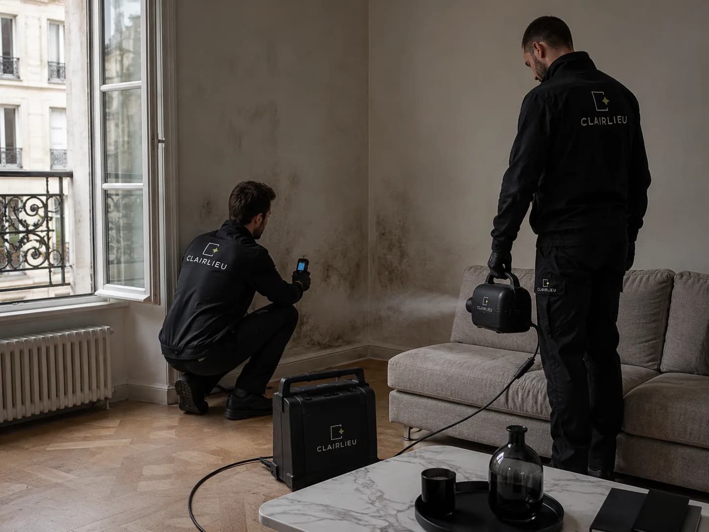 Traitement des odeurs persistantes dans un appartement