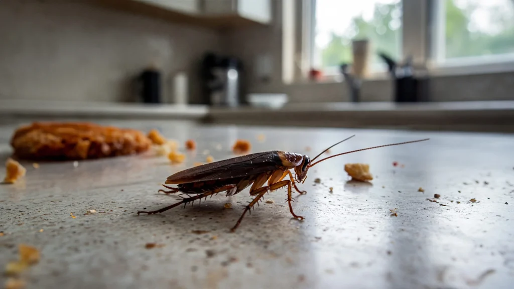 Cafards dans un appartement : signes, risques et traitement