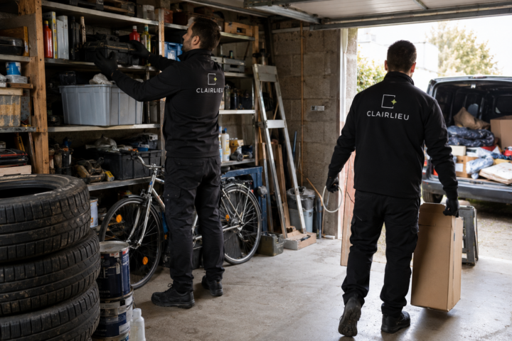 Débarras de garage : Île-de-France : intervention Clairlieu