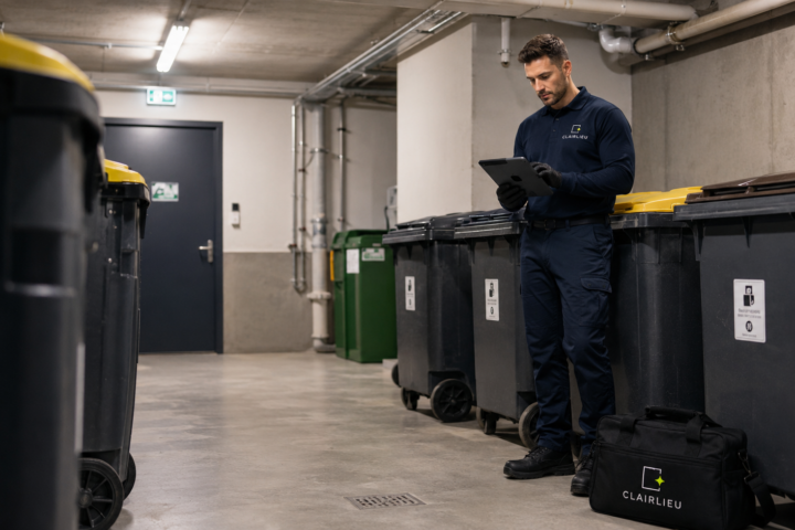 Dératisation de local poubelles : Paris et IDF : intervention Clairlieu